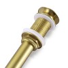 Chery Life 2 Pcs Bathroom Sink Drain without Overflow, Vessel Sink Lavatory Vanity Pop Up Drain Stopper, 304 Stainless Steel - 3 of 4