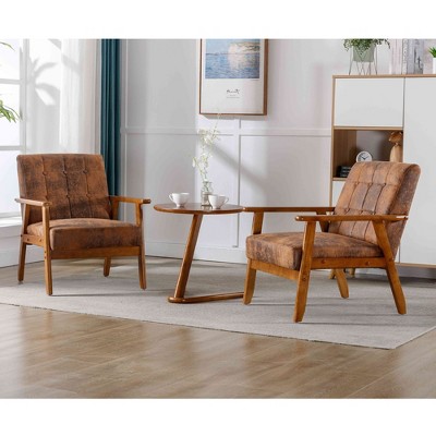 Vatros Mid-Century Modern Accent Chair,Armchair for Living Room