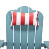 Anybear Red Painted Seat Cushions - 3 of 4