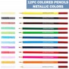 Brea Reese Watercolor Pencils - 12pc Classic Colors, Rich Pigment, Water-Soluble - 2 of 4