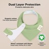 8pk Organic Baby Bandana Bibs, Baby Drool Bibs for Baby Boy, Girl, Baby Bibs for Infant, Newborn - 2 of 4