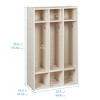 ECR4Kids Streamline 3-Section Coat Locker - 2 of 4
