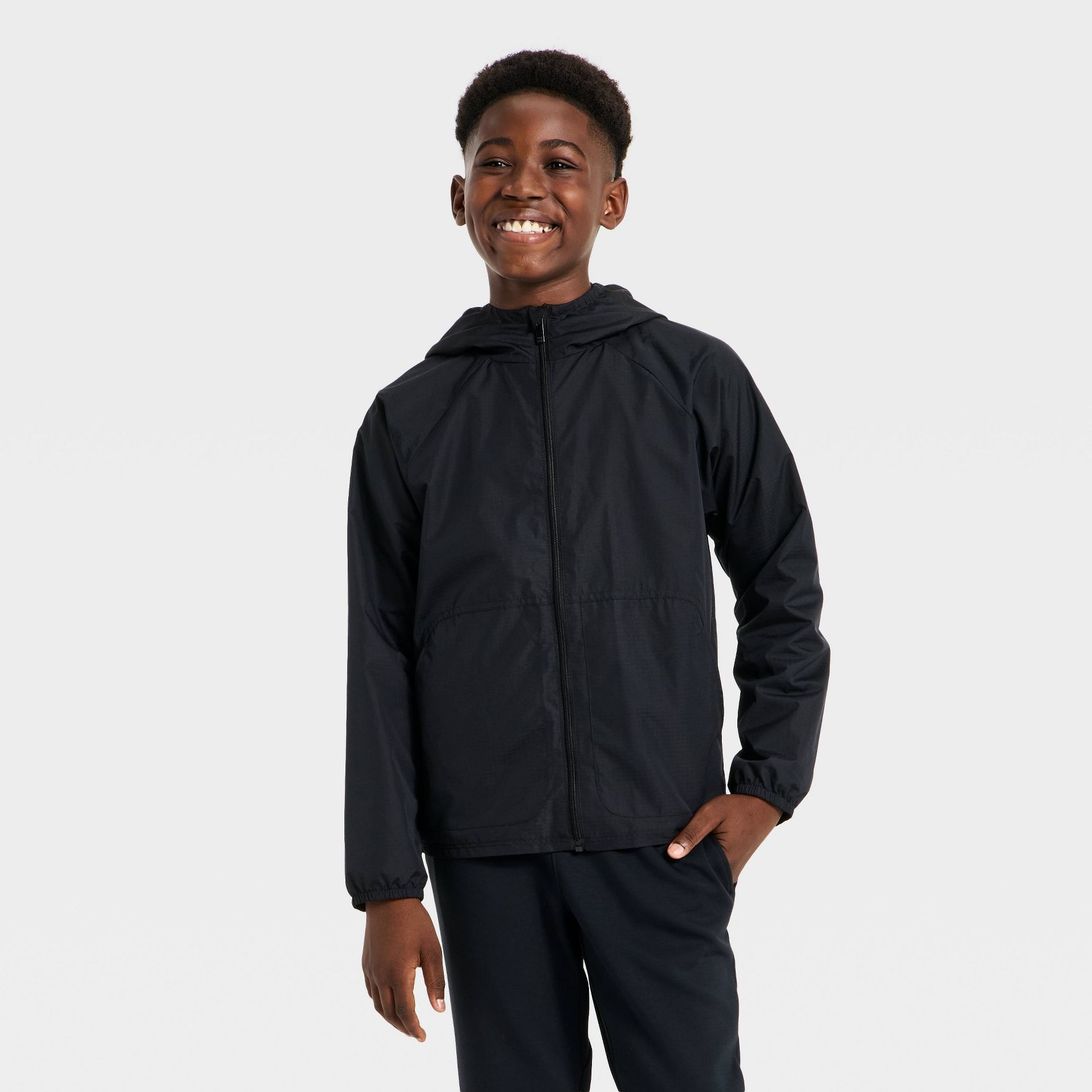 Boys' Windbreaker Rain Coat - All In Motion™