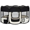 VidaXL Foldable Dog Playpen with Carrying Bag Black 57.1 in.x57.1 in.x24 in. - 2 of 4