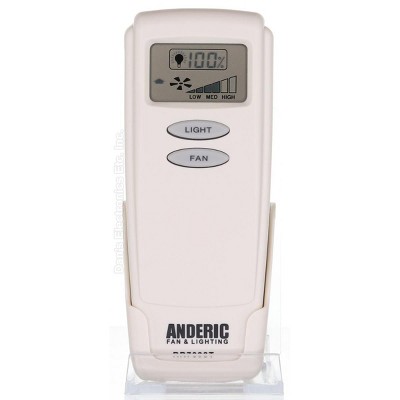 Anderic RR7099T Replacement Ceiling Fan Remote Control with LCD | CHQ8BT7098T