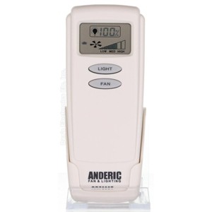 Anderic RR7099T Replacement Ceiling Fan Remote Control with LCD | CHQ8BT7098T - 1 of 4