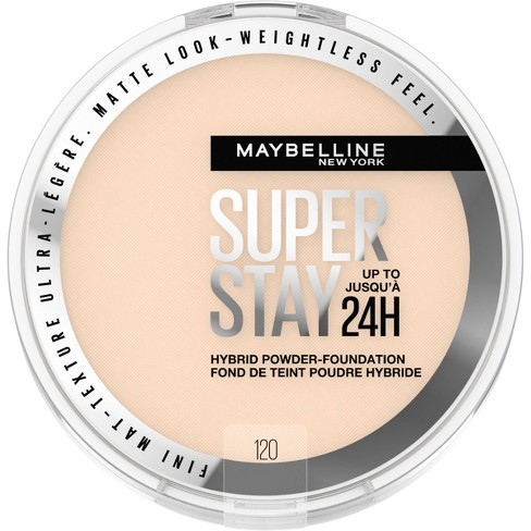 Maybelline Super - Matte Hybrid Powder 120 Target Oz Stay 0.21 : Foundation 24hr - Pressed