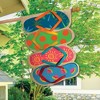 Flip Flops Summer Burlap House Flag Nautical 28" x 40" Briarwood Lane - 4 of 4