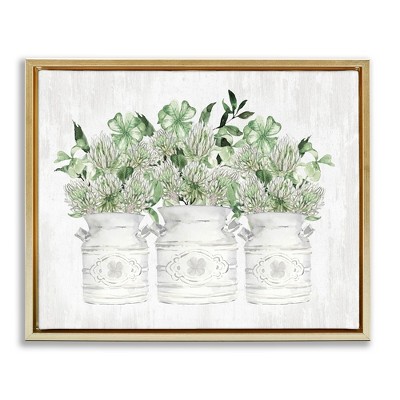 Stupell Industries Rustic Shamrock Bouquets, 21" x 17"