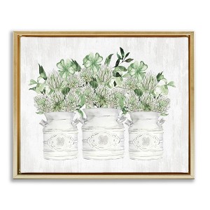 Stupell Industries Rustic Shamrock Bouquets, 21" x 17" - 1 of 4