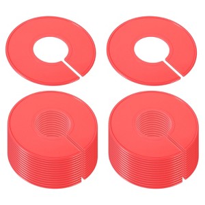 Unique Bargains Blank Labels Round Clothes Dividers Label for Closet Hanging Clothes 30 Pcs - 1 of 4