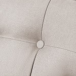 beige cushion/brown wicker