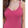 Women's Ribbed Knit Cami Top - Grace & Lace - 3 of 4