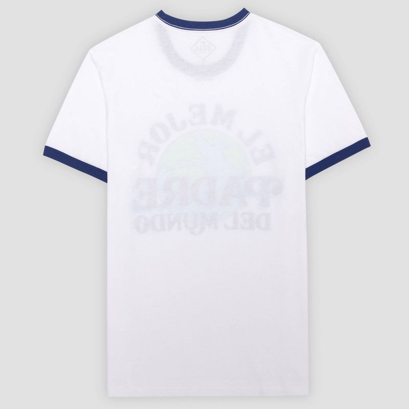 Men&#39;s El Mejor Padre Short Sleeve Graphic T-Shirt - White, 2 of 4