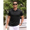 Polo Shirts for Men Short Sleeve Casual Business Sports Tennis Golf Shirts - image 2 of 4