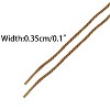 INSPIRE CHIC Waxed Round Braided Waterproof Shoelaces 1 Pair - 3 of 4