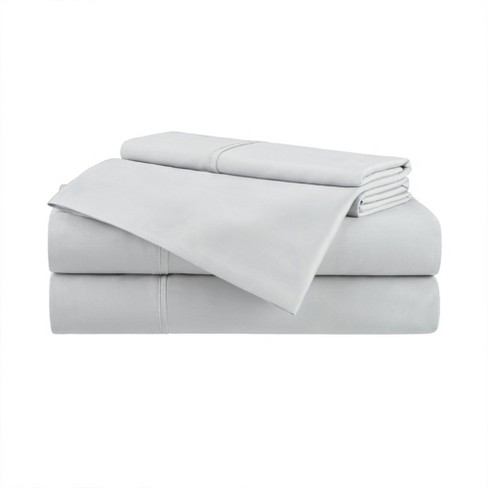 Aston & Arden Tencel Sheet Set Queen Light Grey - 4 Piece Set : Target