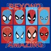 Juniors Womens Spider-Man: Beyond Amazing Mask Squares T-Shirt - 2 of 4