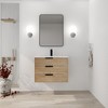 ChicFurnit Bathroom Vanities 30 Inch Wall Mounted Vanity and Soft Close Drawer for Bathroom Storage, Beige, 30"*18.3"*22.4" - 4 of 4