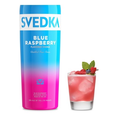 SVEDKA Blue Raspberry Flavored Vodka - 1L Bottle