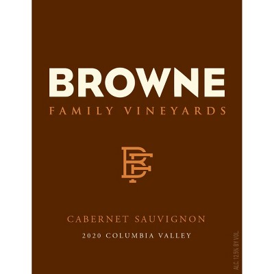 Browne Family Vineyards Cabernet Sauvignon - 750ml Bottle