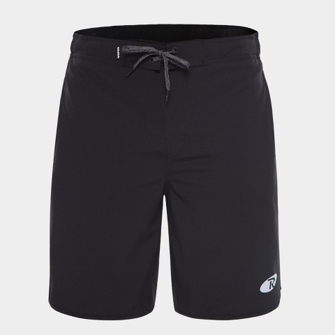 Мужские брюки Rokka&Rolla Men's 9" Stretch Board Swim Trunks-Black, size Large