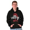 Xmas I Believe in Christmas Presents Hoodie Sweatshirt Women Men Brisco Brands - 4 of 4