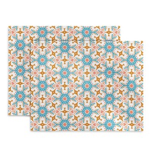 Marta Barragan Camarasa Boho mosaic desert colors N Placemats - Deny Designs - 1 of 3