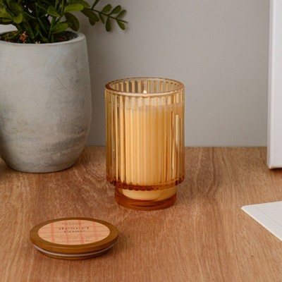 Foundry Candle Co. Tinted Glass Jar Candle with Lid Desert Rose 12oz