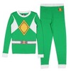 Power Rangers Boys' Red Ranger Classic Character Costume Sleep Pajama Set Red - 2 of 4