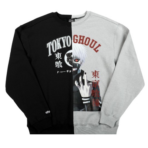 Tokyo Ghoul Ken Kaneki Kanji Crew Neck Long Sleeve Black And