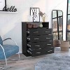 Lyngins 4 Drawer Dresser for Bedroom,Chest of Drawers Storage Cabinet with 2 Open Shelves for Living Room,Dining Room,Entryway - 2 of 4