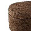 Kumasinova 48" Boucle Fabric End of Bed Ottoman Bench with Storage&Wood Legs,Accent Bench Bed Bench for Living Rom&Bedroom,400lbs Max - 3 of 4