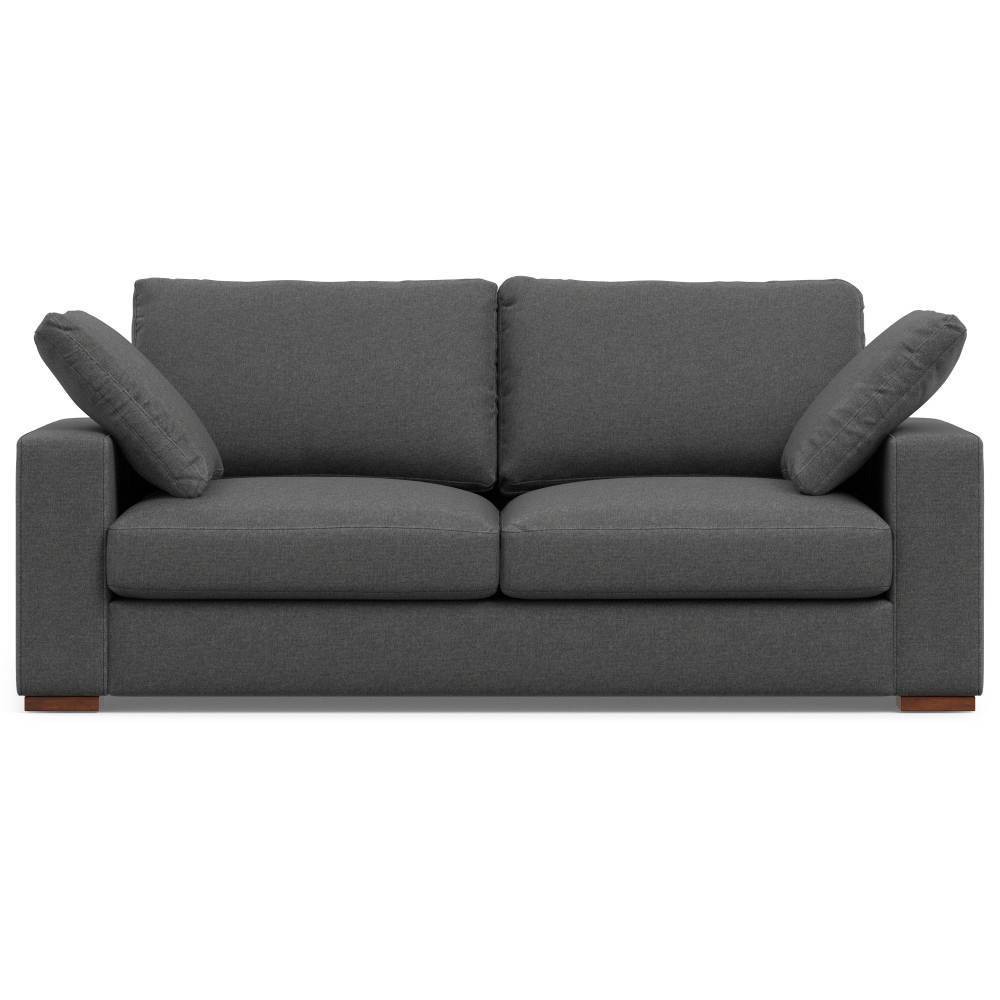 WyndenHall 78" Roscoe Deep Seater Sofa Pebble Gray