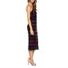 Women's Diamond Lace Crochet Sheath Cocktail Midi Dress - BARDOT - 2 of 4