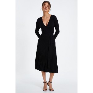 Pleated Yarn Knitted Dress - 1 of 4