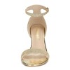 Allegra K Women's Glitter Open Toe Ankle Buckle Strap Stiletto Heel Sandals - 2 of 4