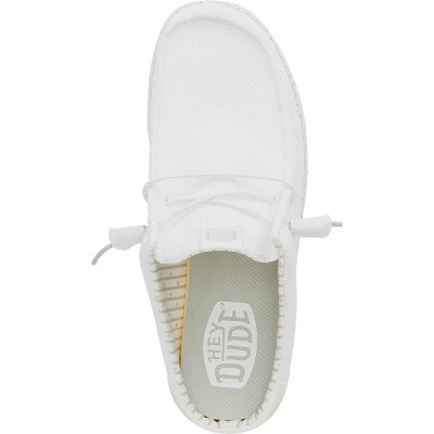 HEYDUDE Men Wally Slip Stretch Sox , White, 10 — фото 3