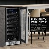 Whynter BWR-308SB Built-In 33 Bottle Undercounter Stainless Steel Wine Refrigerator with Reversible Door, Digital Control, Lock, and Carbon Filter - 2 of 4