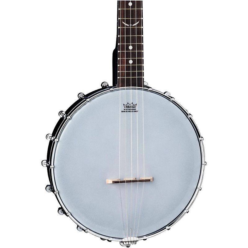 Dean Backwoods 5 String Satin Mini Banjo Black, 1 of 7