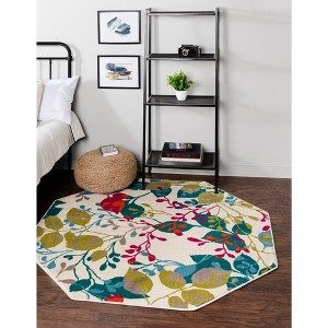 Unique Loom Azalea Collection Area Rug - Indica (' " x ' "  ) - 1 of 4