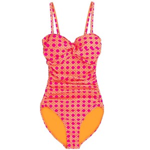 RuffleButts Women's UPF50+ Convertible Bandeau One Piece - 1 of 4