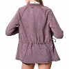 Women's Zip Up Front Knit Jacket - Doe and Rae - 2 of 2