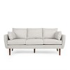 Upholstered Sofas, Small 3 Seater Couch, Mid-Century Modern Living Room Sofa, Easy Assembly, Comfy Sofa Couch - 4 of 4