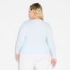 Women's Long Sleeve Roundneck Button-Down Shirt - Wild Fable™ - 3 of 3