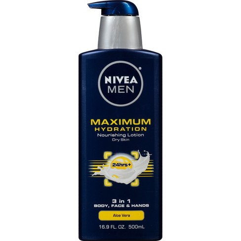 Nivea Men Maximum Hydration Body Lotion With Aloe Vera Scented