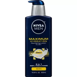 NIVEA MEN Maximum Hydration Body Lotion with Aloe Vera - 16.9 fl oz