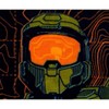 Silver Buffalo Halo UNSC Master Chief Micro Plush Fleece Throw Blanket | 45 x 60 Inches - 3 of 4