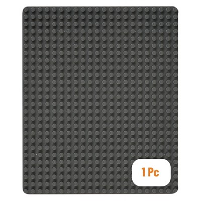 Strictly Briks Classic Big Briks Stackable Baseplates, Large Pegs for Ages 3 and Up, Grey, 1 Piece, 13.75" x 16.25" Inches