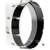 Sound Percussion Labs Extended Resonant Side Bass Drum Hoop 22 x 4 Piano Black - 3 of 4